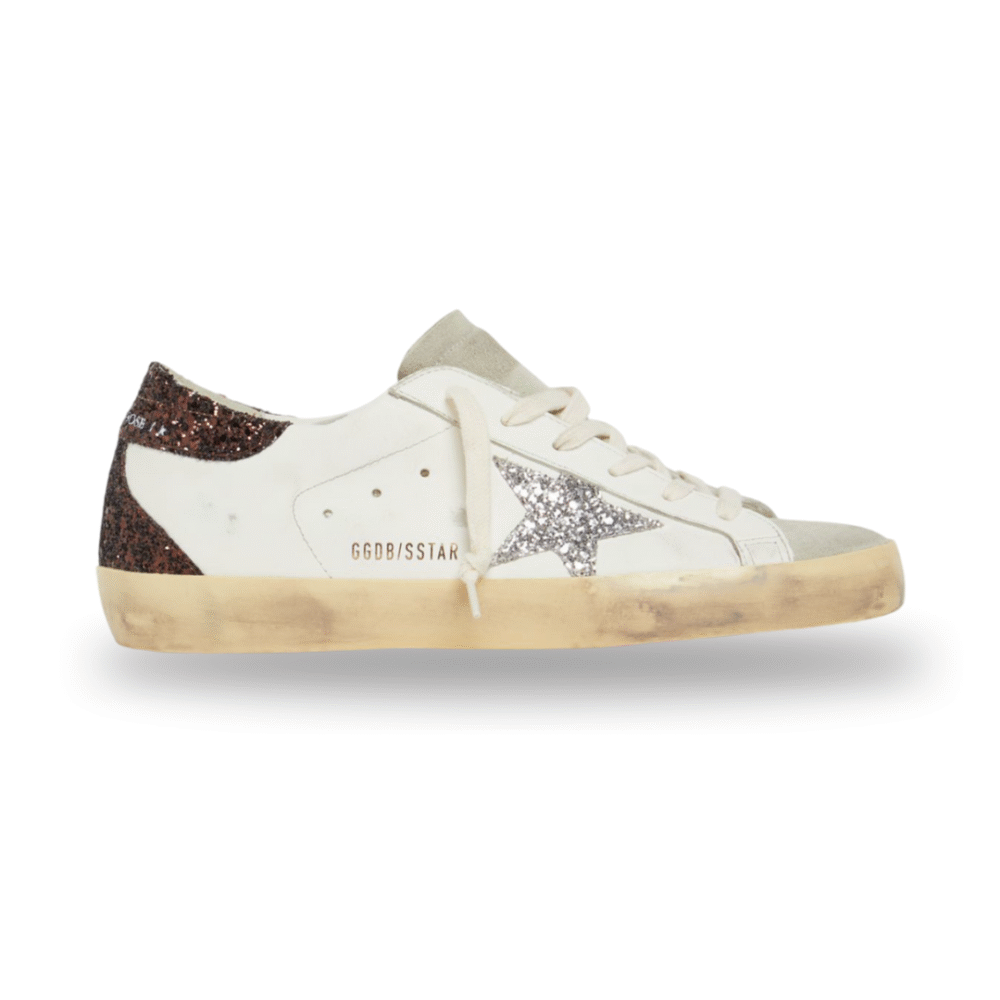 Golden Goose Superstar Brun/Glitter
