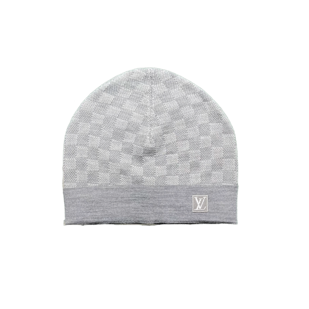 Louis Vuitton Petit Damier Beanie Grå